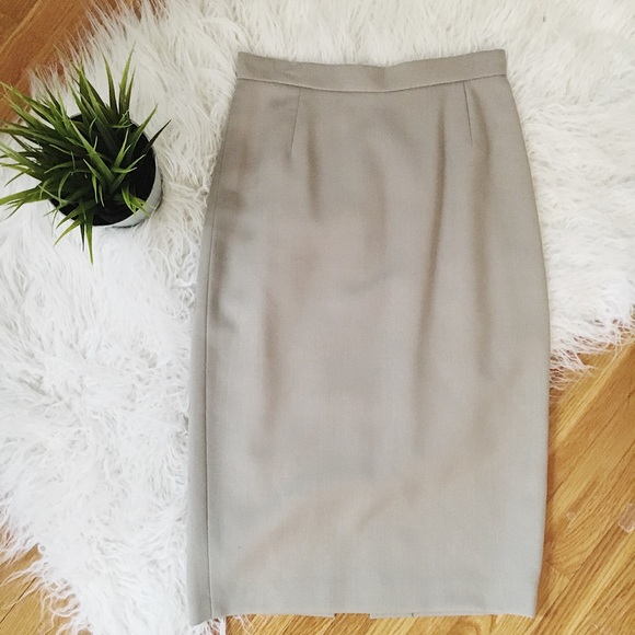 J. Crew Dresses & Skirts - J. Crew Taupe Pencil Skirt